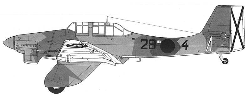 历史名机容克斯ju87斯图卡俯冲轰炸机