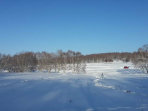 自驾游看乌兰布统的白雪世界