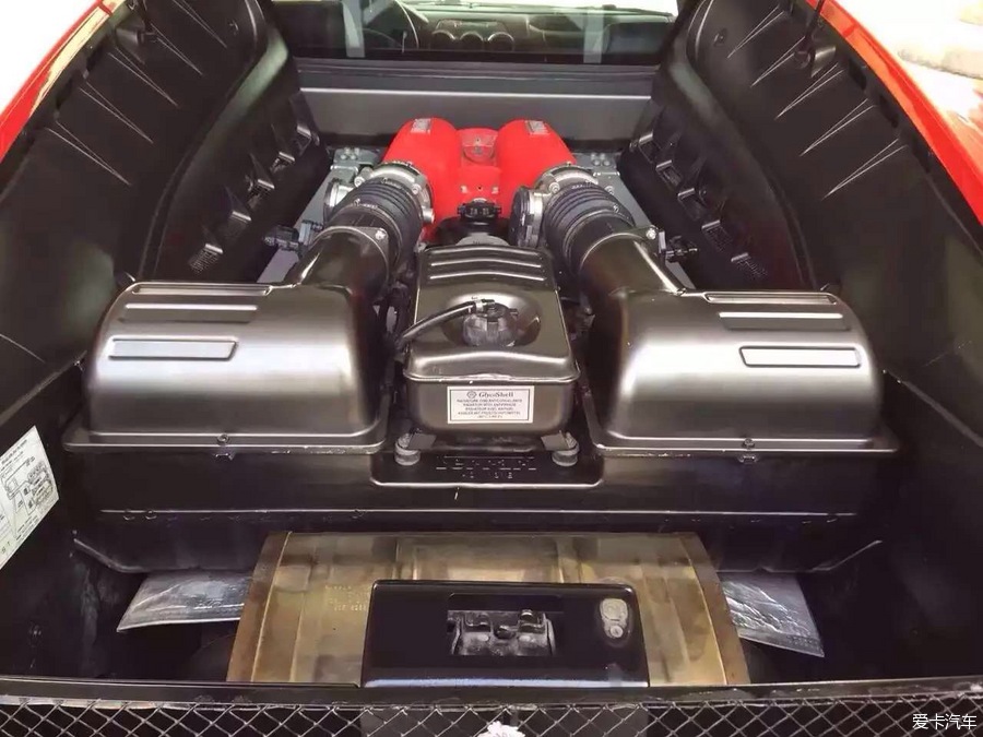 08款法拉利f430红色黑内 碳纤维内饰 f1波箱