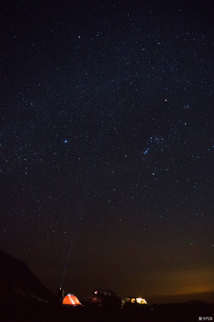 轿顶山星空图片