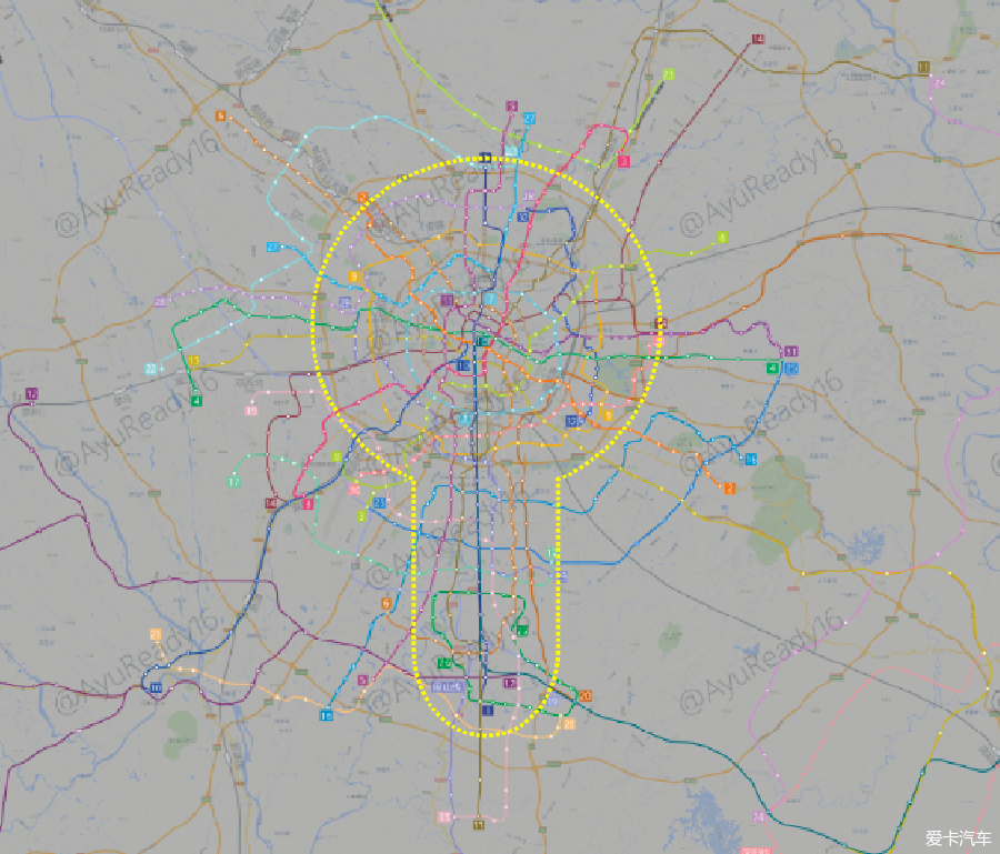 从2025地铁规划看成都置业范围