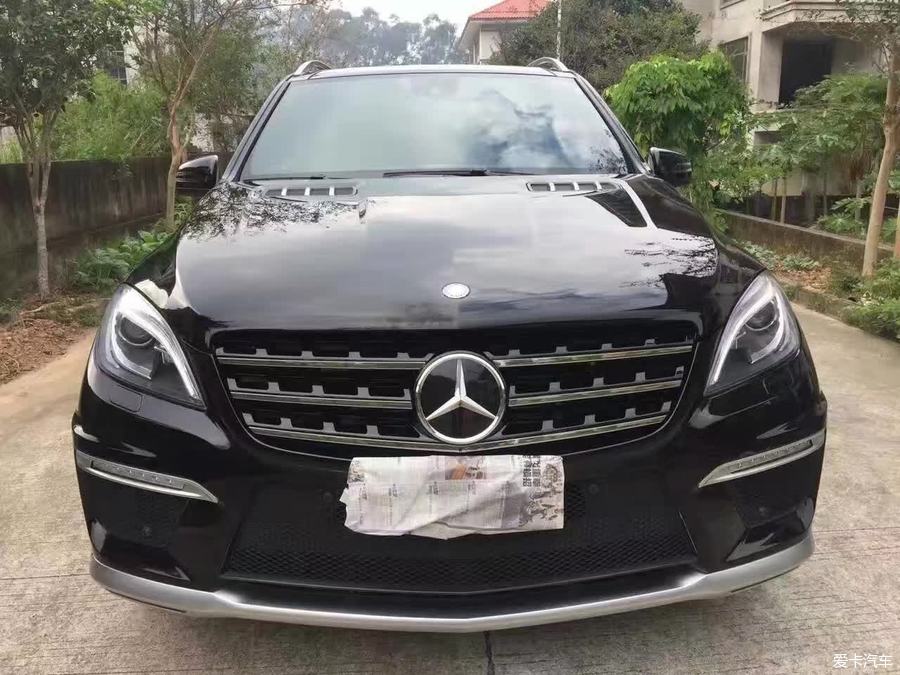 15奔馳ml63 amg 黑色黑內-愛卡汽車網論壇