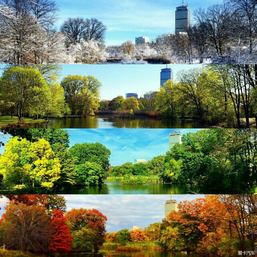 波士顿一年四季气候图片