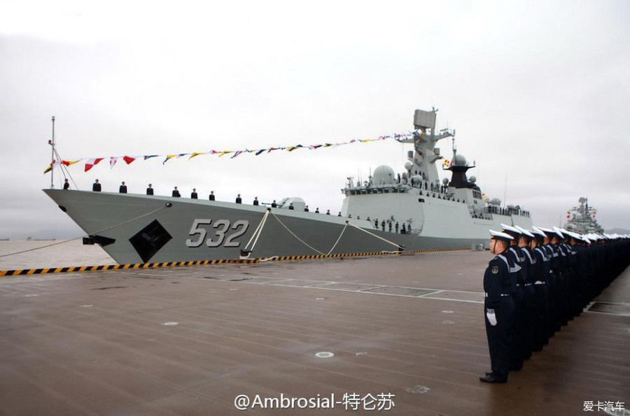2016年度中国海军入列战舰点名