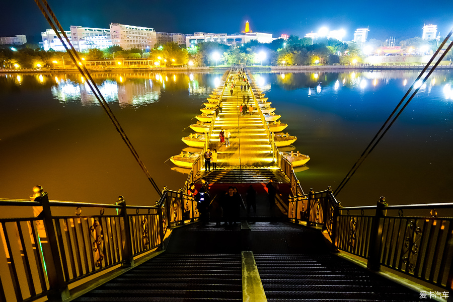 梅州浮桥图片