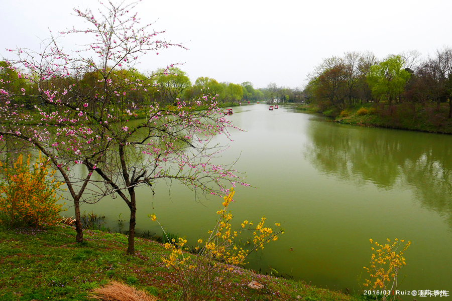 繞著公園可以跑步還可以騎行,還有各種健身項目,真全乎