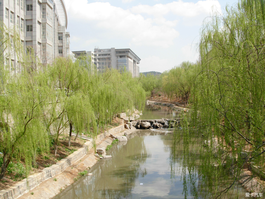 濟南大學花池尋記禮黃河大壩賞水景雲朽木出品