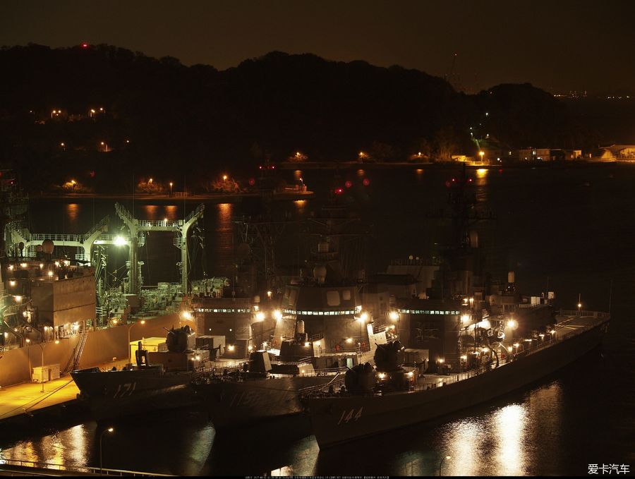 海军军港之夜照片图片