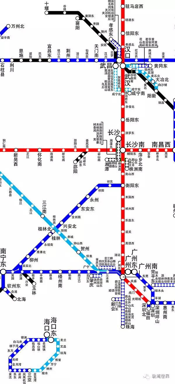 【图】【转】最新版中国高速铁路运营线路图