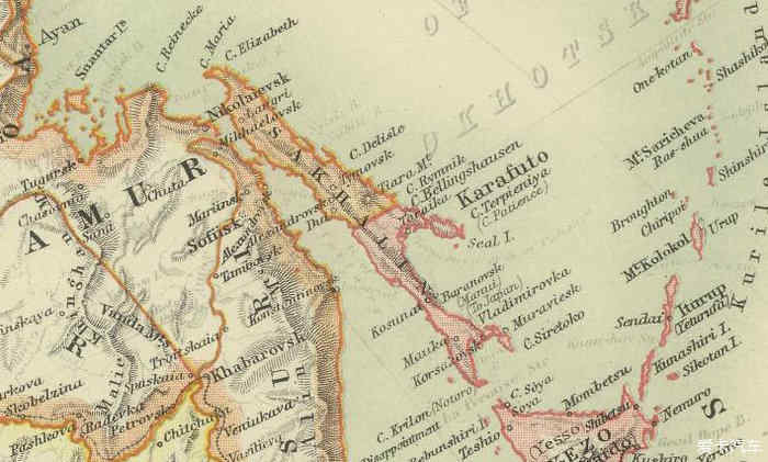 国境北纬50度: 老地图里的日俄库页岛争夺史