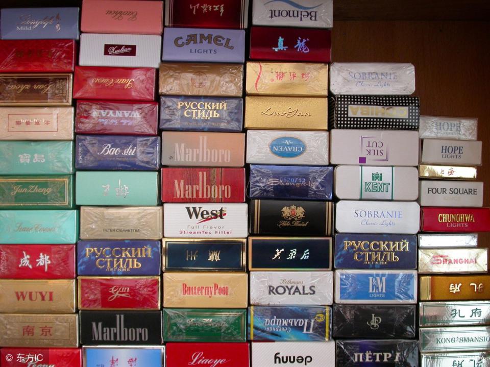 香烟盒也有人收藏,看看有没有你熟悉的牌子?