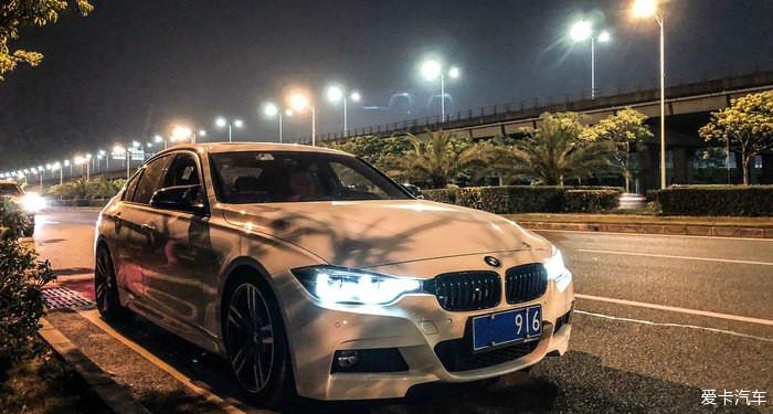 BMW F30 Night Edition 330iM 10,000 kilometers of car operation Modification blockbusters are presented