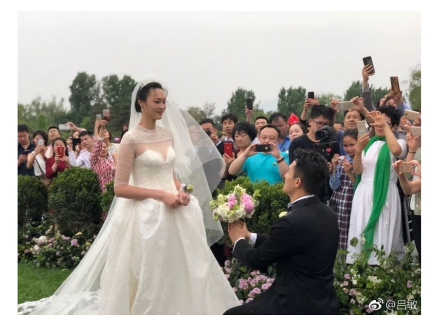 惠若琪结婚伴娘团图片
