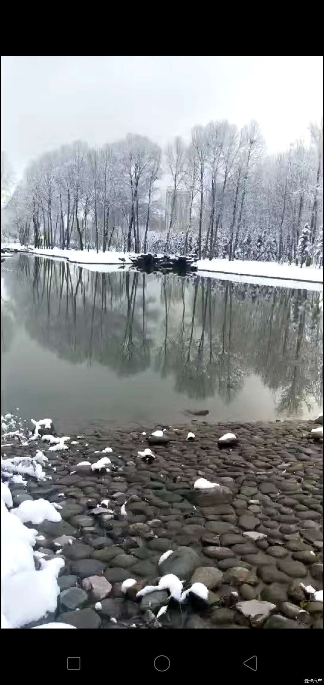 怀柔白河湾冬季图片