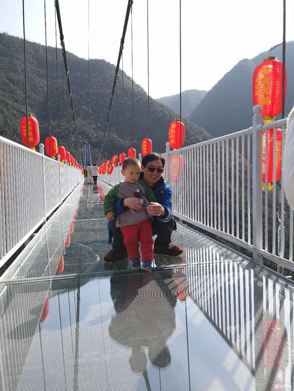 五龙河玻璃桥图片