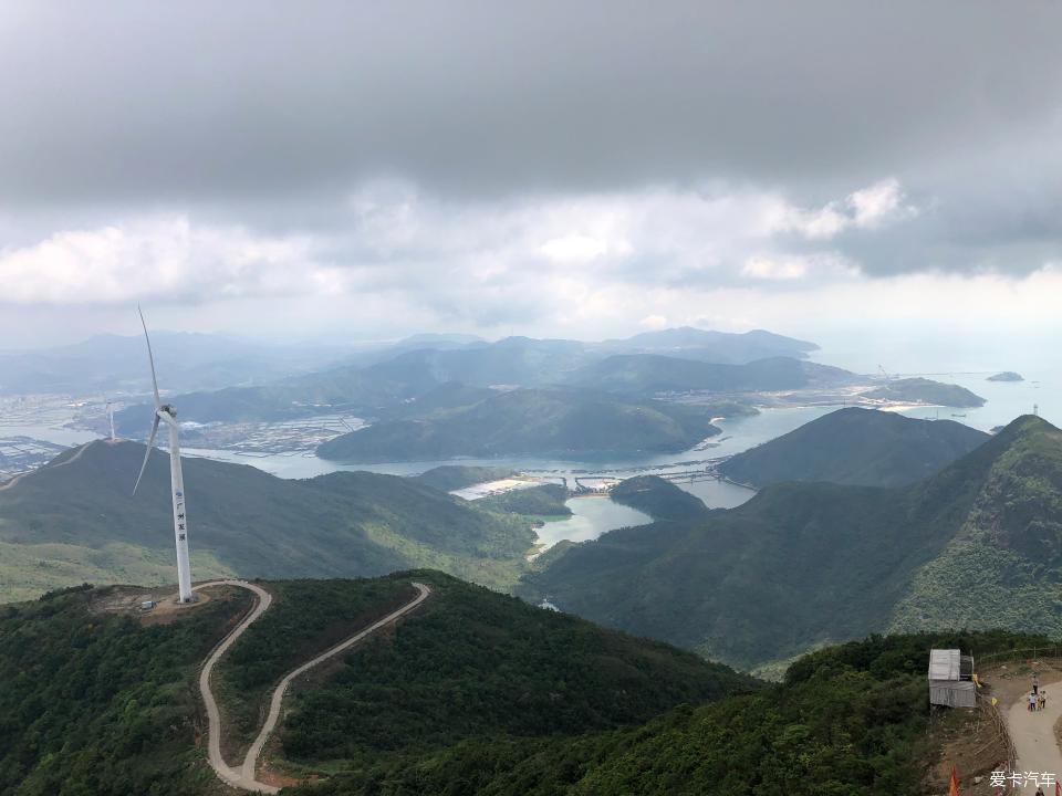 惠東觀音山風電廠晨跑