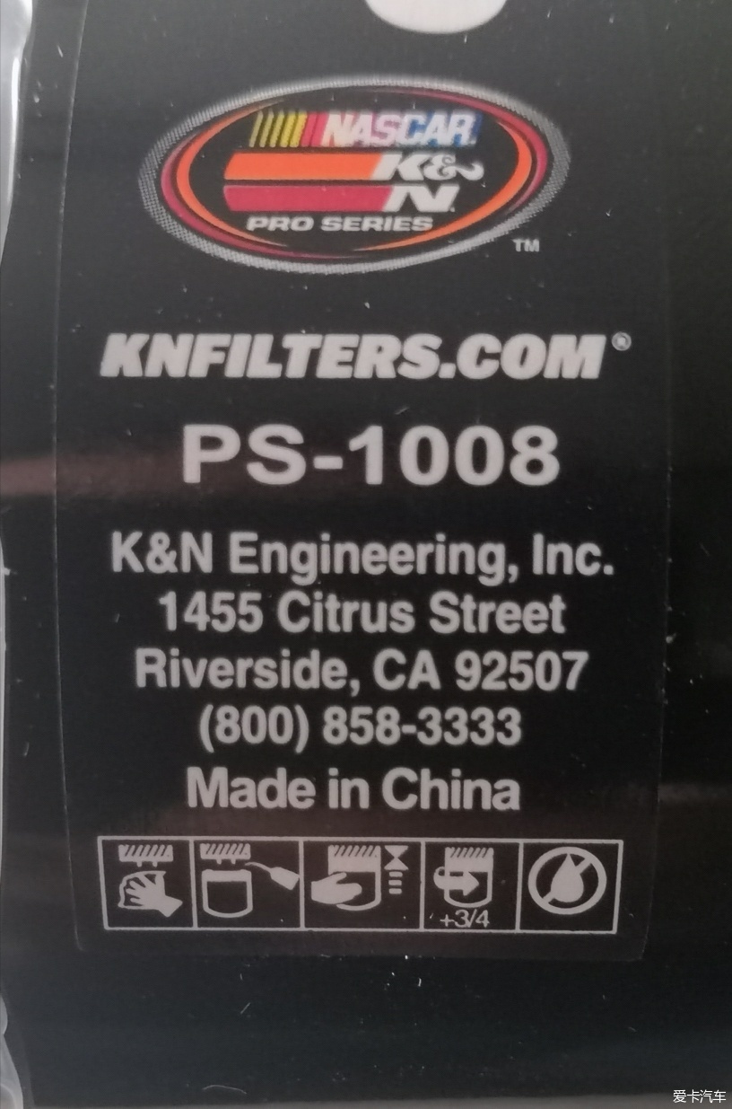 【K&N高效机油滤清器试用】体验K&N机油滤清器