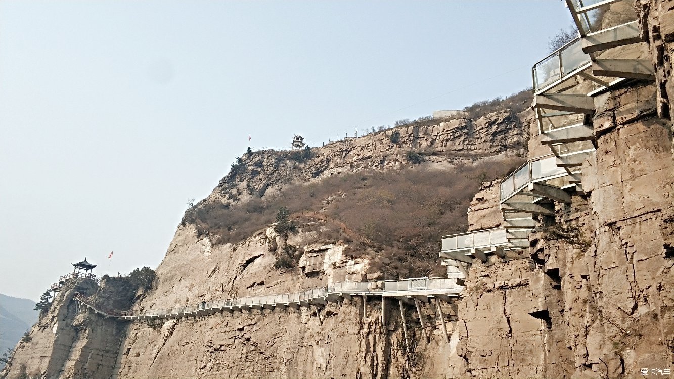我的自助游车标黄河河津龙门梯子崖