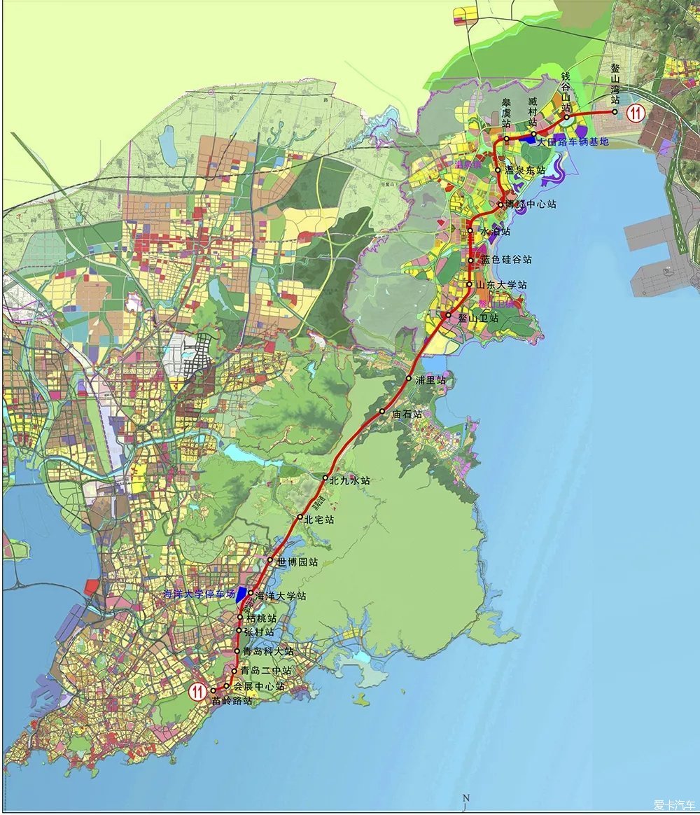青岛地铁2020年建设规划,挺好的