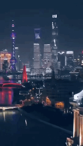 上海夜景壮观奇美