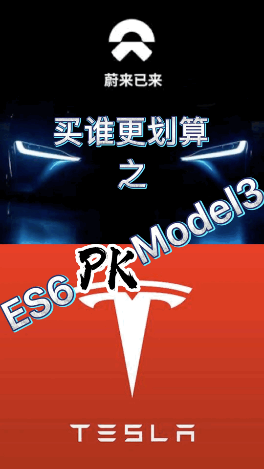 蔚来es6特斯拉model3，总结
