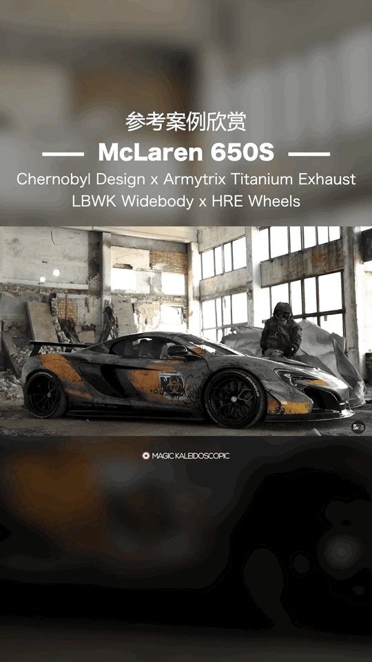 切尔诺贝利涂装 x LibertyWalk x McLaren 650S