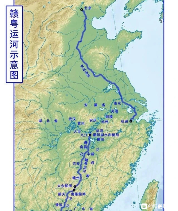 赣粤运河信丰段线路图图片