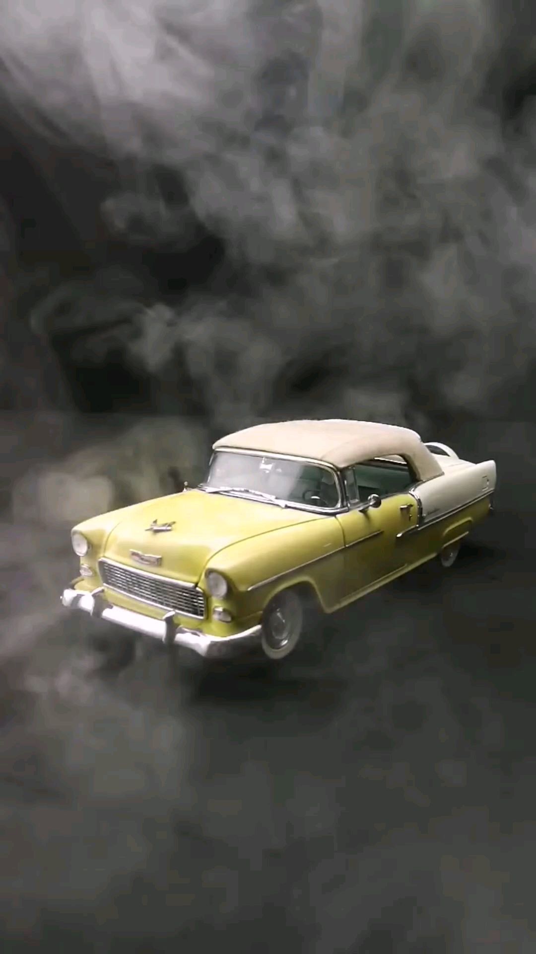 1955雪佛兰蓓丽敞篷跑车，东晓龙8模型收藏馆藏品。