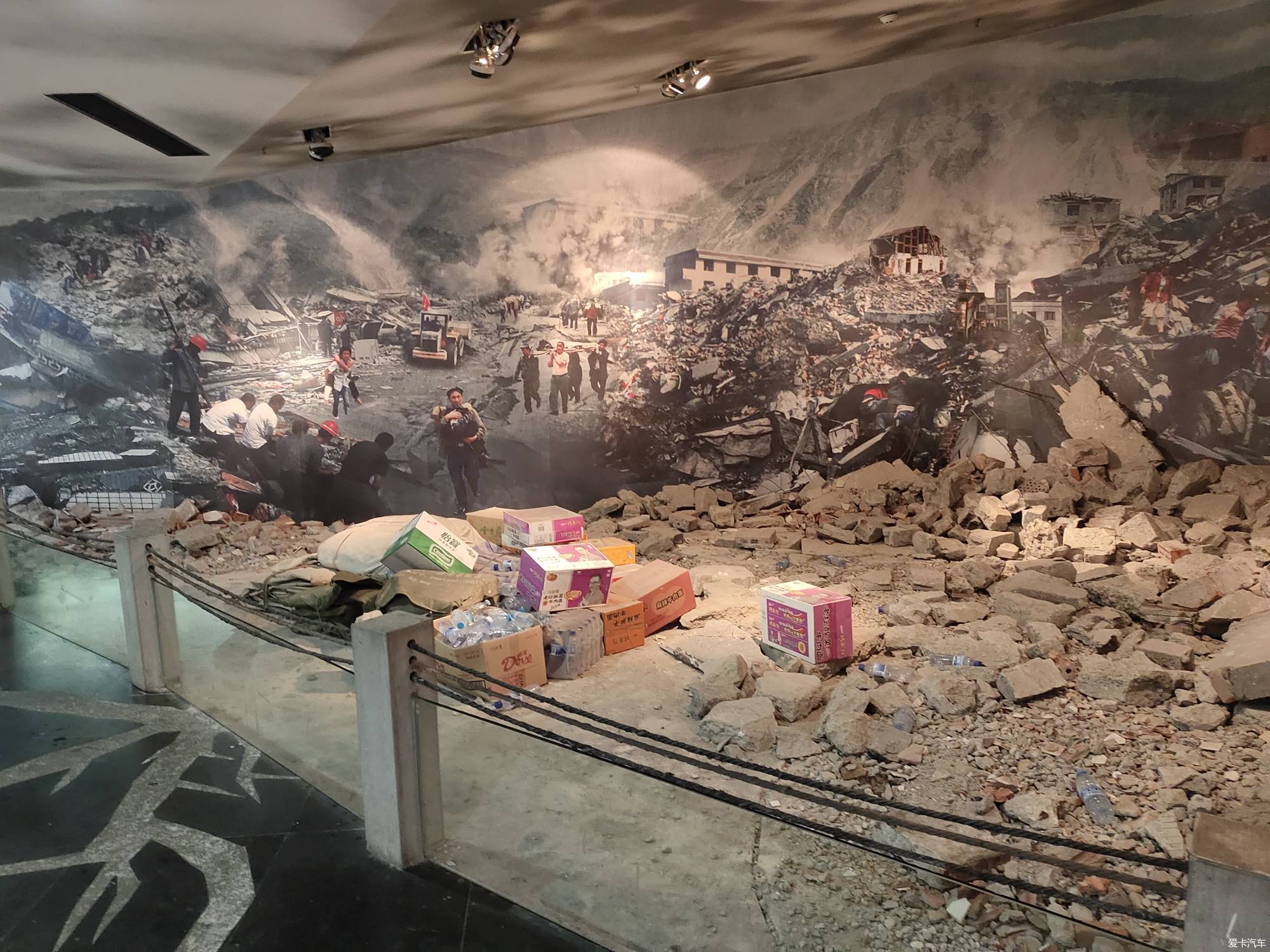 汶川地震博物馆震中图片