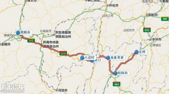 国道357桂林全程路线图图片