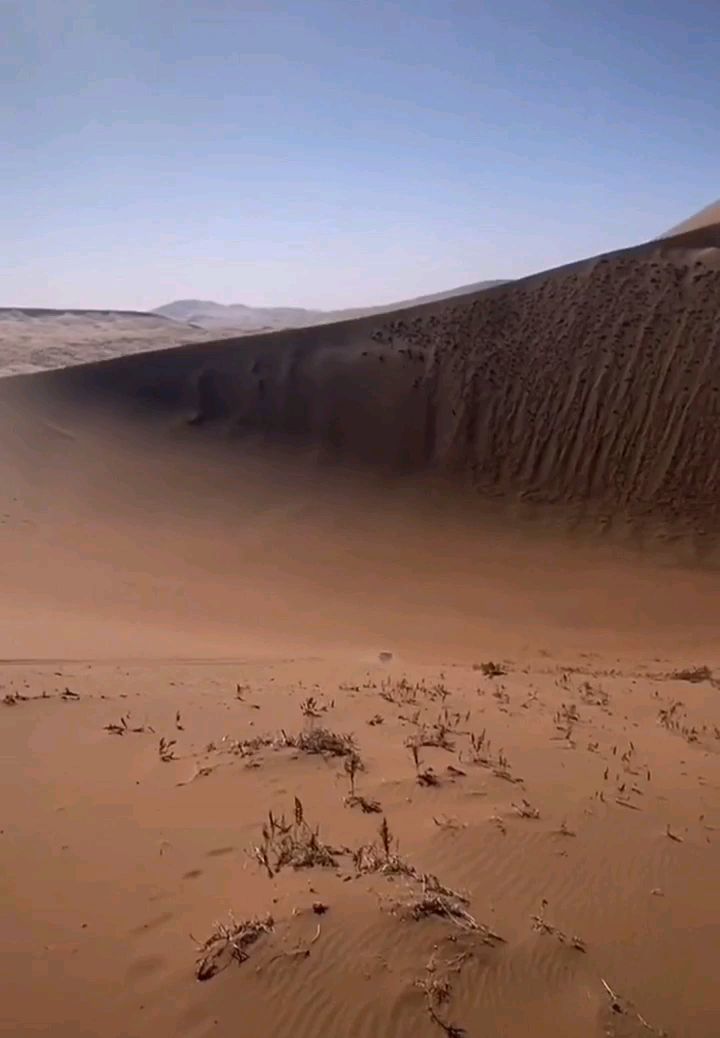 大漠越野，还是第一次看冲这么高的坡。