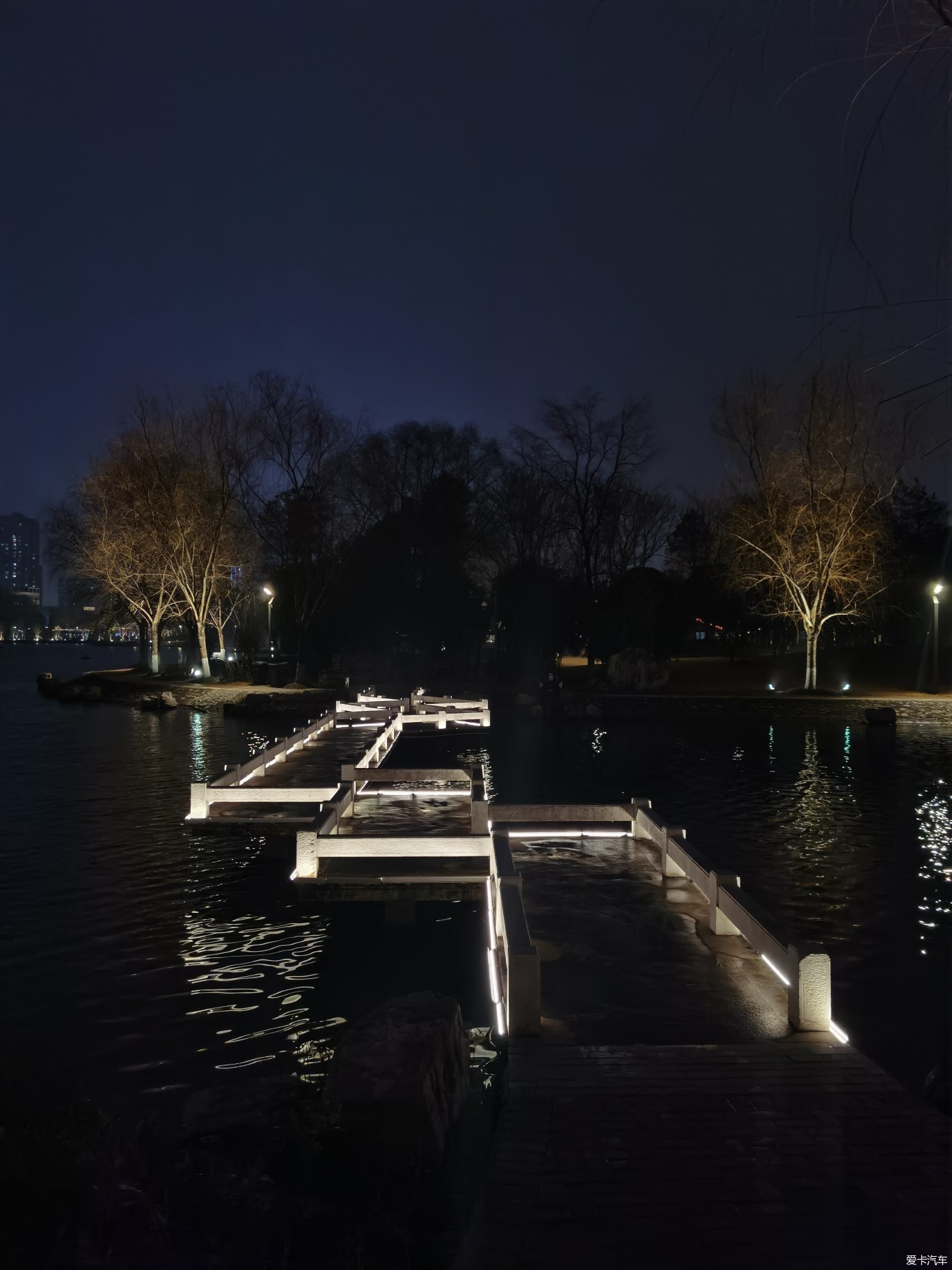 紫琅湖夜景图片