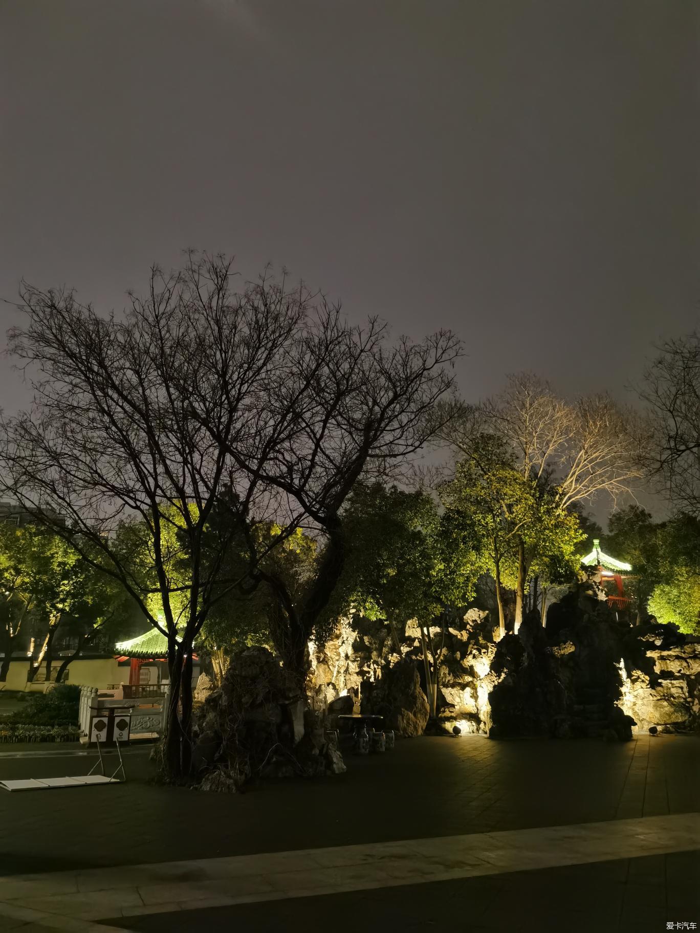 夜游紫阳湖公园