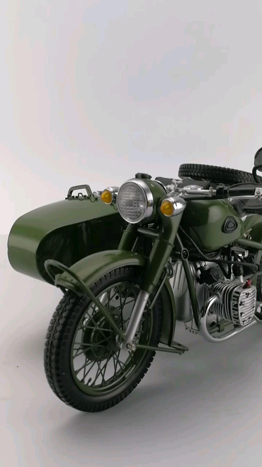 二战日本边三轮摩托车图片