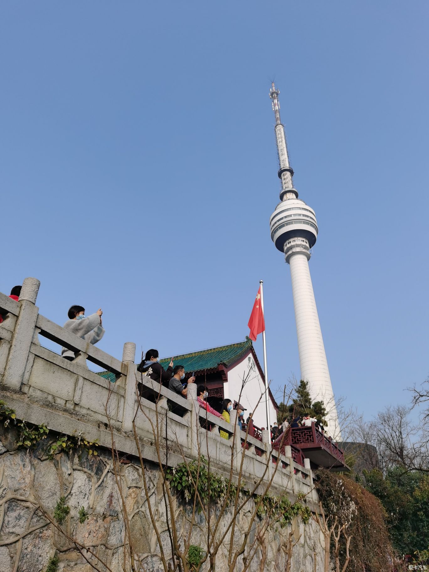 最美風景在路上武漢龜山公園至晴川閣踏青