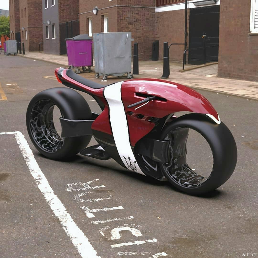 玛莎拉蒂电动超级摩托车其实就是一电瓶车