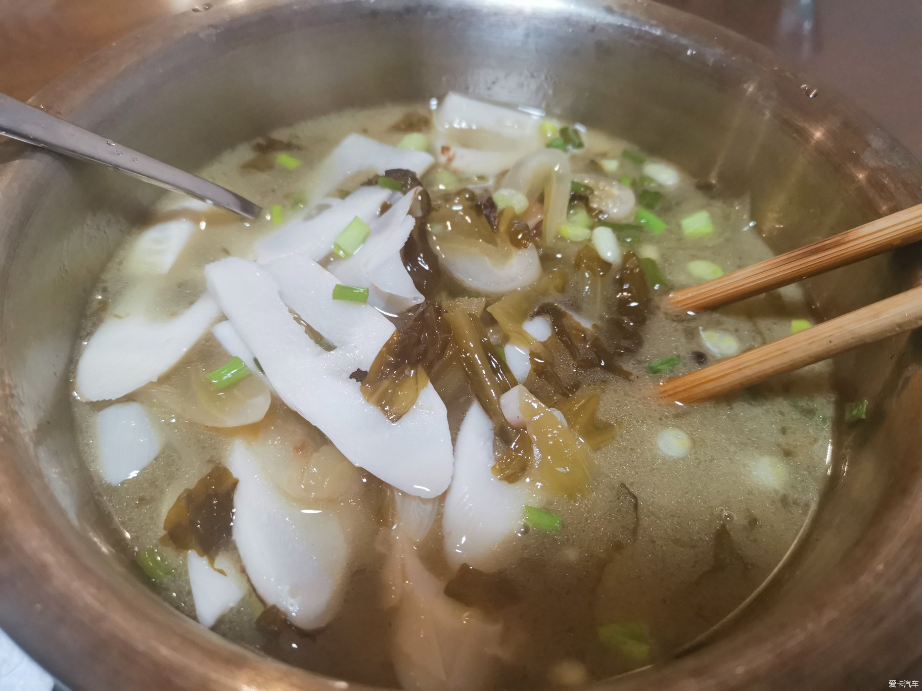 【图】今年第一顿酸菜苦笋汤,鲜,真鲜