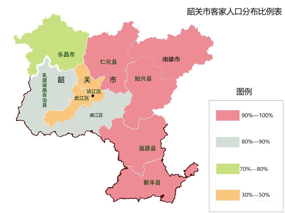 韶关市区县地图图片