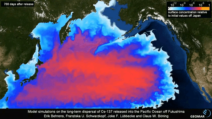 日本核污水排入大海图片