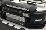 日产GTR改装Nismo半碳套件大包围
