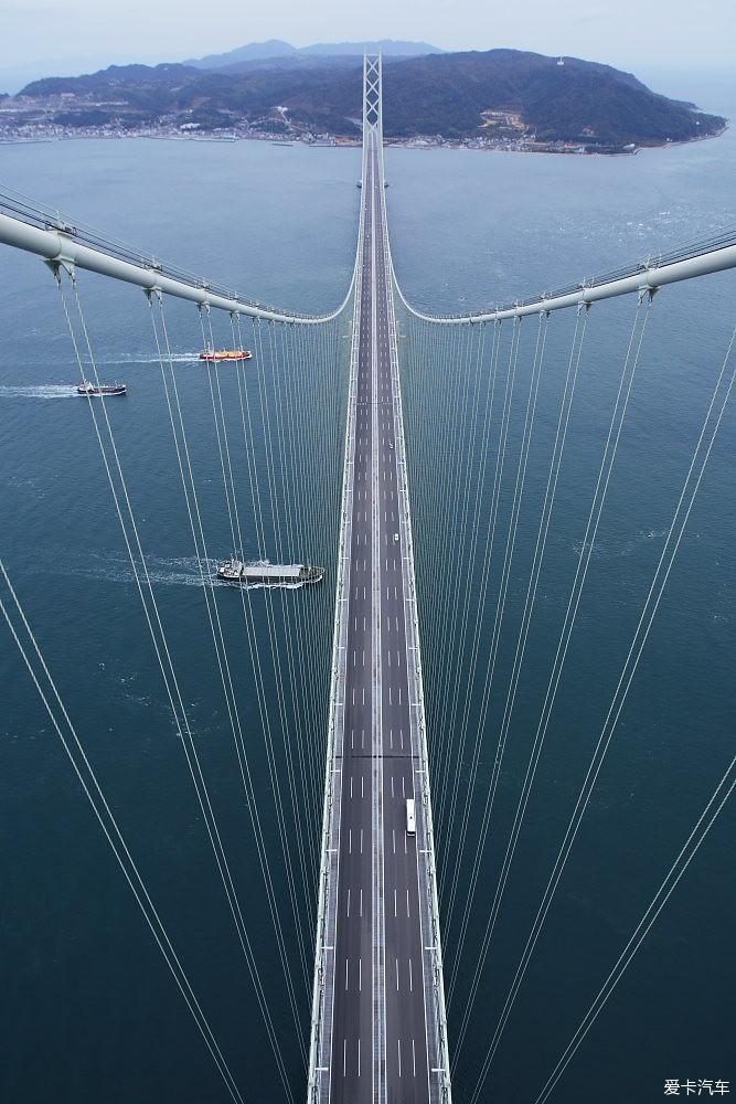 【图】日本明石海峡大桥,目前世界上跨距最大的桥梁及悬索桥