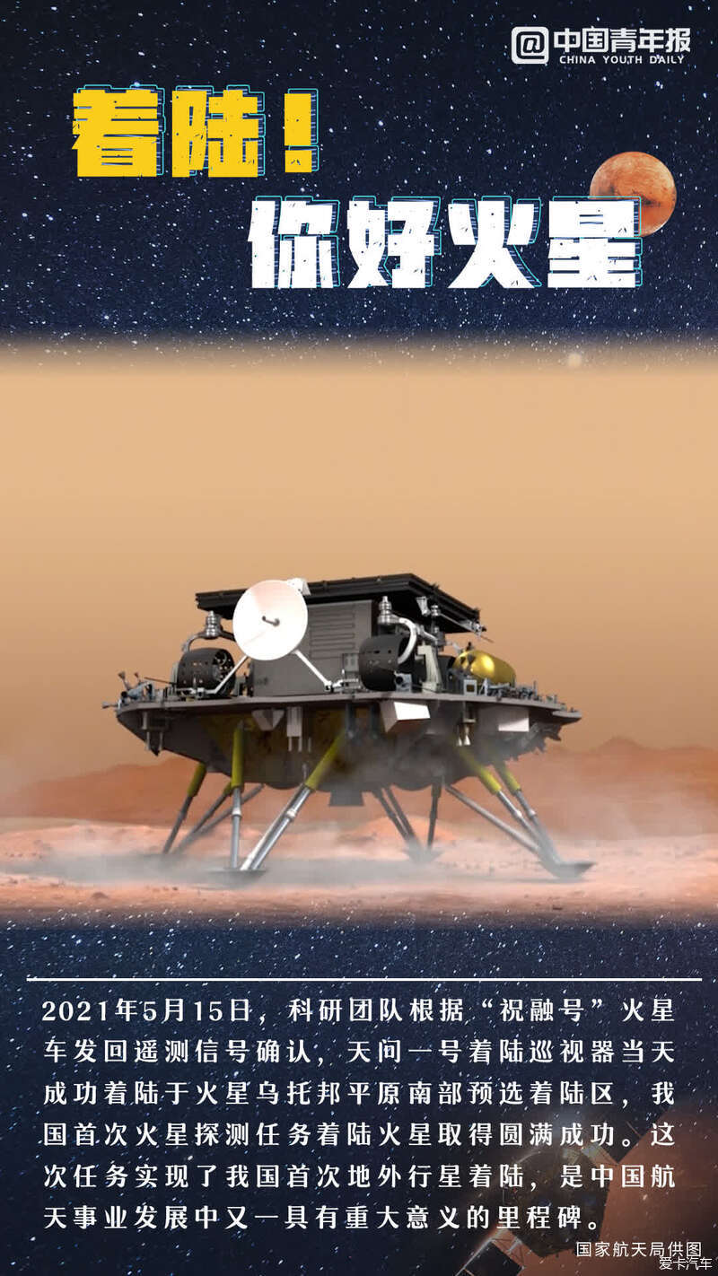 【图】天问一号着陆巡视器成功着陆于火星