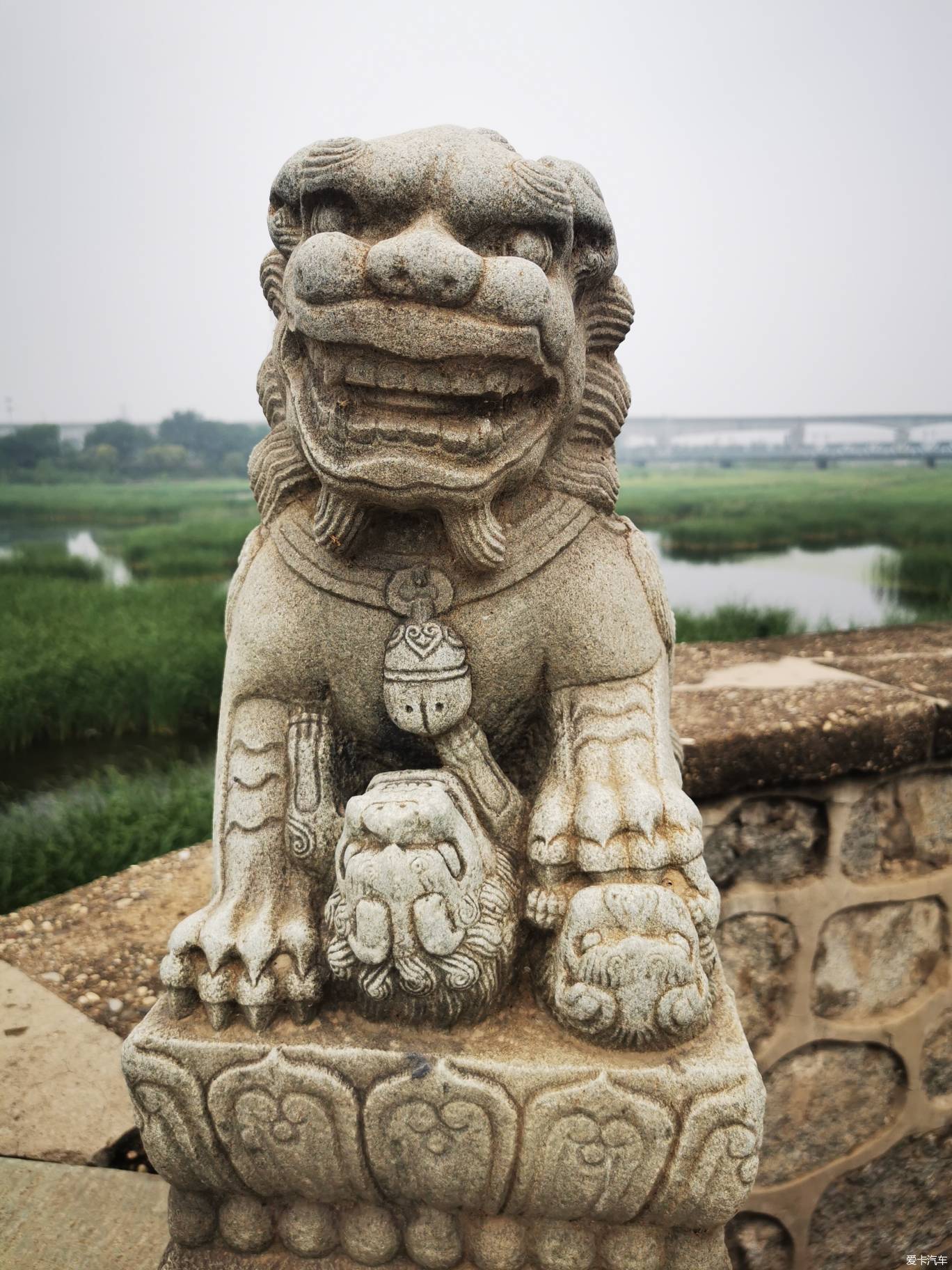 卢沟桥的狮子可爱图片