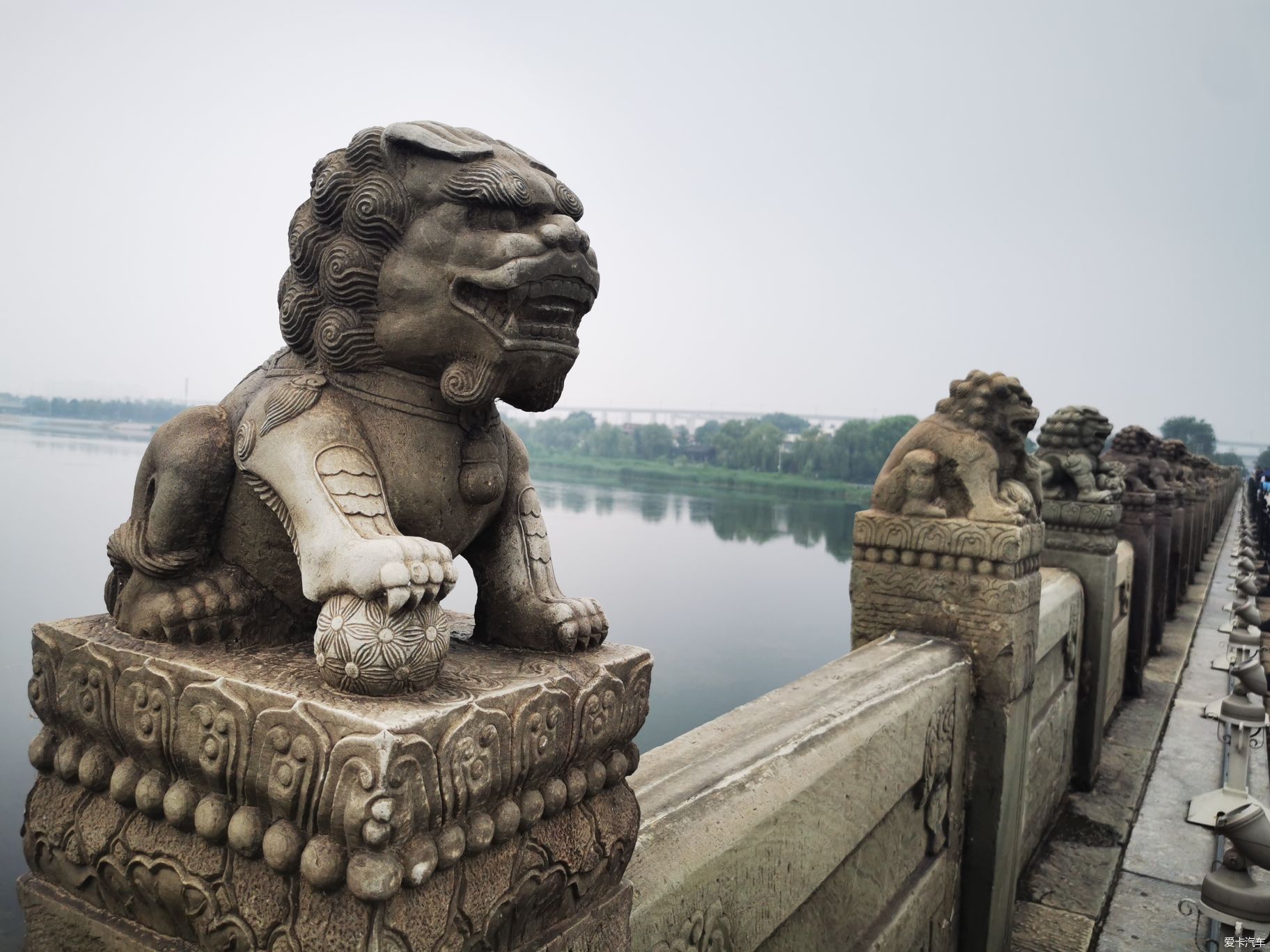 卢沟桥的狮子的样子图片