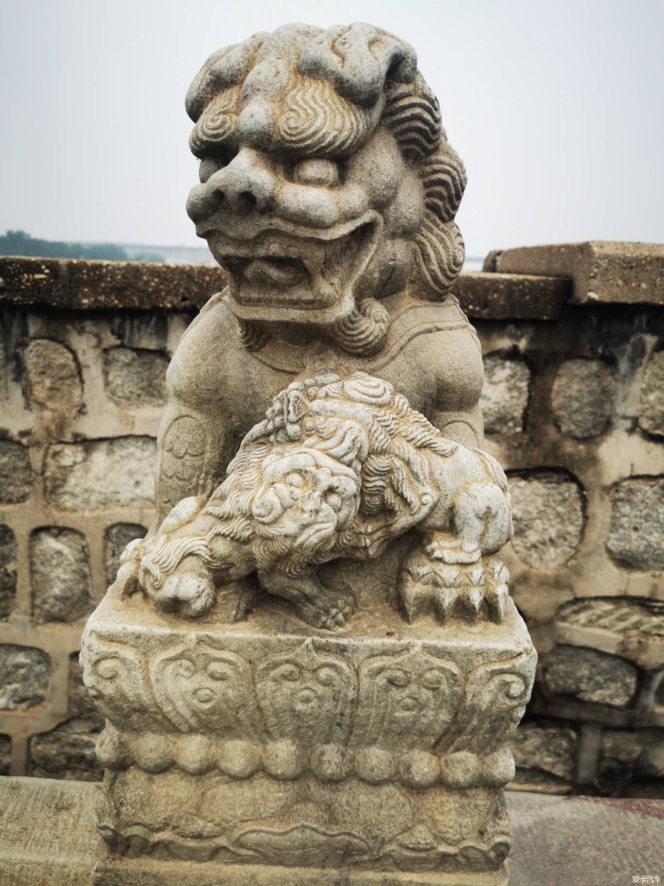 卢沟桥的狮子形态图片