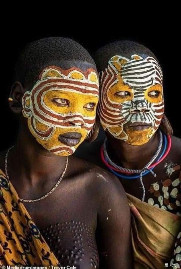 非洲苏里族图片
