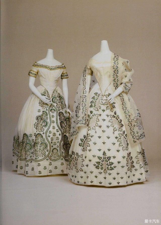 1840年代的维多利亚晚礼服