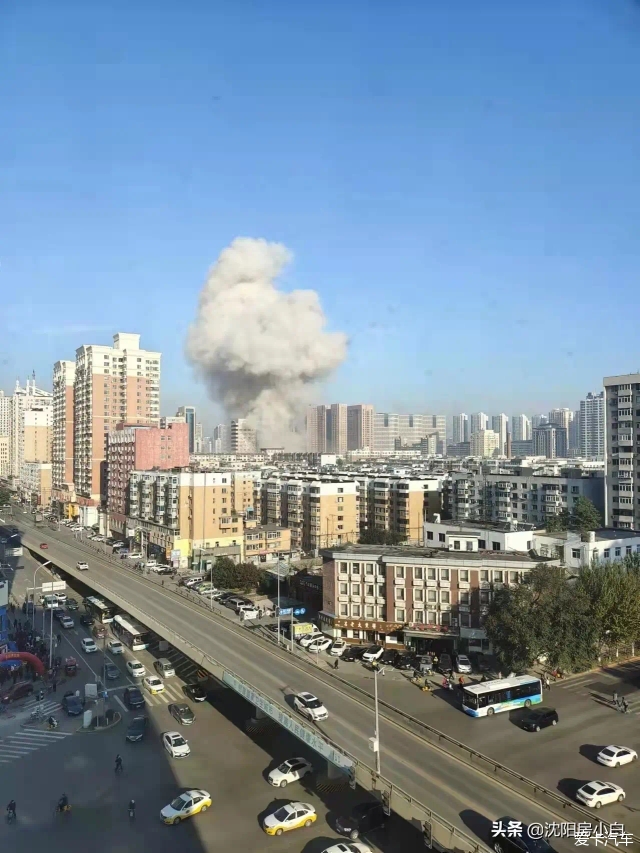 沈阳铁西七马路爆炸图片