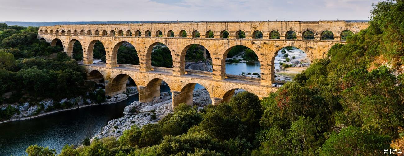 加尔水道桥罗马工程奇迹法国古老的水道