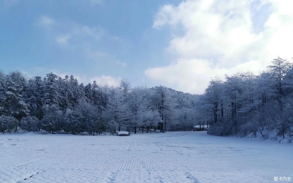 我的愛車又長大一歲自駕四明山森林公園賞霧凇